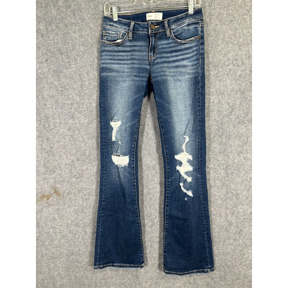 BKE Buckle Jeans Womens 27 Blue Stella Slim Boot Stretch Low Rise Denim